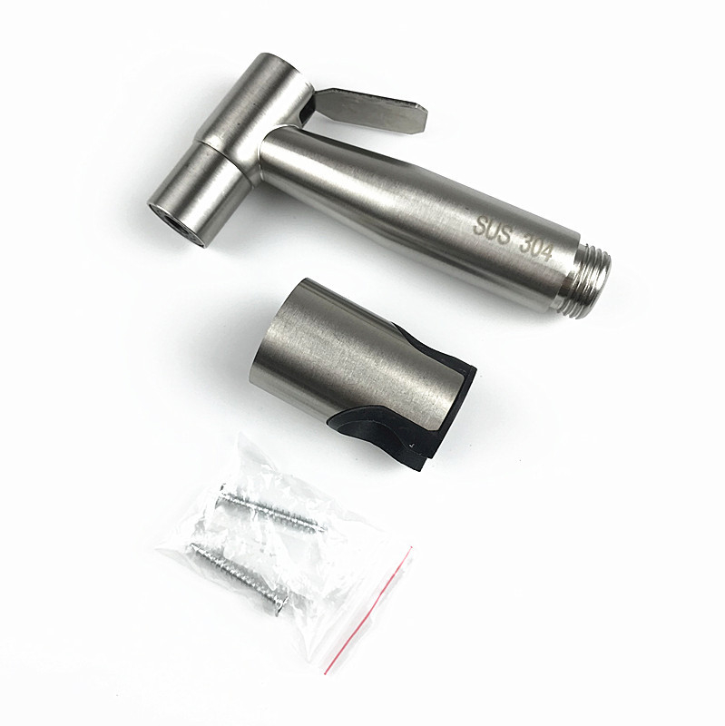 Σετ πιστόλι ψεκασμού τουαλέτας από ανοξείδωτο ατσάλι 304, Λειτουργία: Βροχή, Μοντέλο FXQ-LS1118, Θερμοκρασία λειτουργίας 0–90°C, Ονομασική πίεση 0,8 MPa