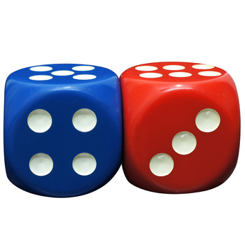 Ζάρια Royal Saint, ρητίνη, 6 όψεις, προσαρμόσιμα; σετ 1000 για σκάκι και παιχνίδια καρτών.