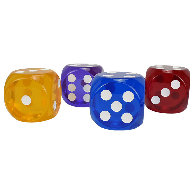 Ζάρια Royal Saint, ρητίνη, 6 όψεις, προσαρμόσιμα; σετ 1000 για σκάκι και παιχνίδια καρτών.