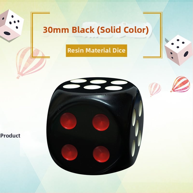 Ζάρια Royal Saint, ρητίνη, 6 όψεις, προσαρμόσιμα; σετ 1000 για σκάκι και παιχνίδια καρτών.