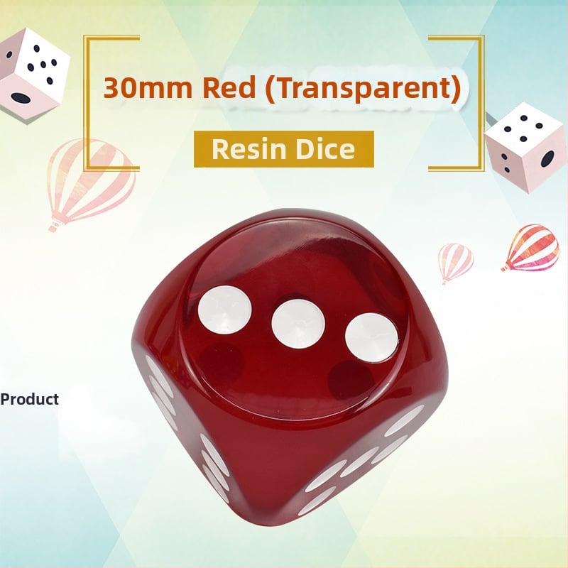 Ζάρια Royal Saint, ρητίνη, 6 όψεις, προσαρμόσιμα; σετ 1000 για σκάκι και παιχνίδια καρτών.