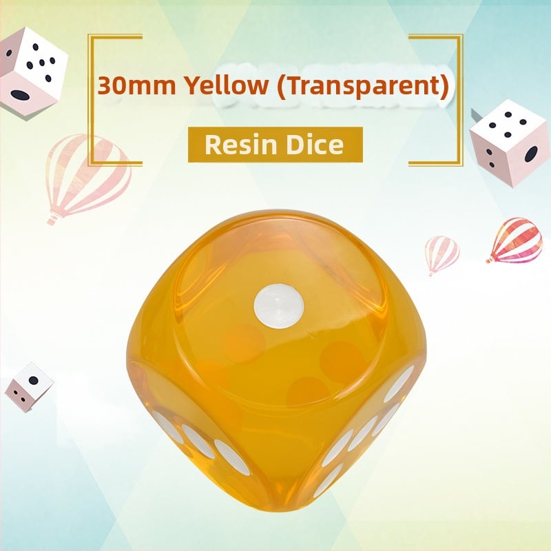 Ζάρια Royal Saint, ρητίνη, 6 όψεις, προσαρμόσιμα; σετ 1000 για σκάκι και παιχνίδια καρτών.