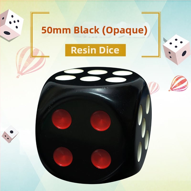 Ζάρια Royal Saint, ρητίνη, 6 όψεις, προσαρμόσιμα; σετ 1000 για σκάκι και παιχνίδια καρτών.