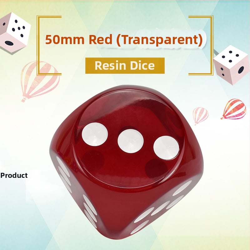 Ζάρια Royal Saint, ρητίνη, 6 όψεις, προσαρμόσιμα; σετ 1000 για σκάκι και παιχνίδια καρτών.