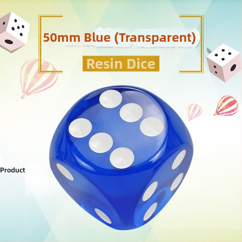 Ζάρια Royal Saint, ρητίνη, 6 όψεις, προσαρμόσιμα; σετ 1000 για σκάκι και παιχνίδια καρτών.