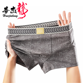 Férfi boxernadrág kamuflážs mintával és textúrával, lélegző pamut, középmagas derék, kötött anyag, OEM elérhető