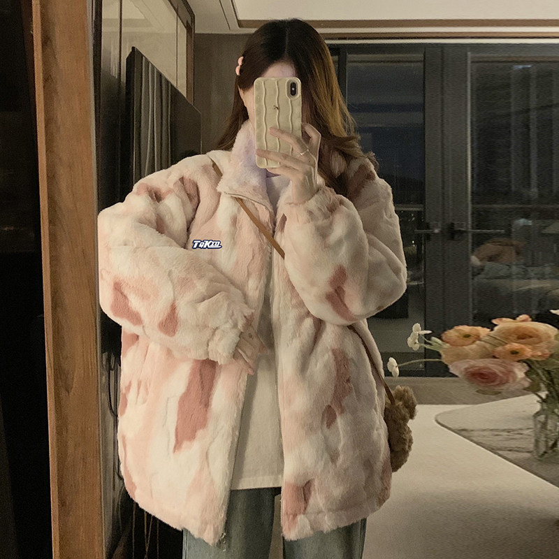 Geacă căptușită cu fleece, țesătură tricotată din poliester, sezonul 2025 iarnă, mâneci normale, cod produs A0584