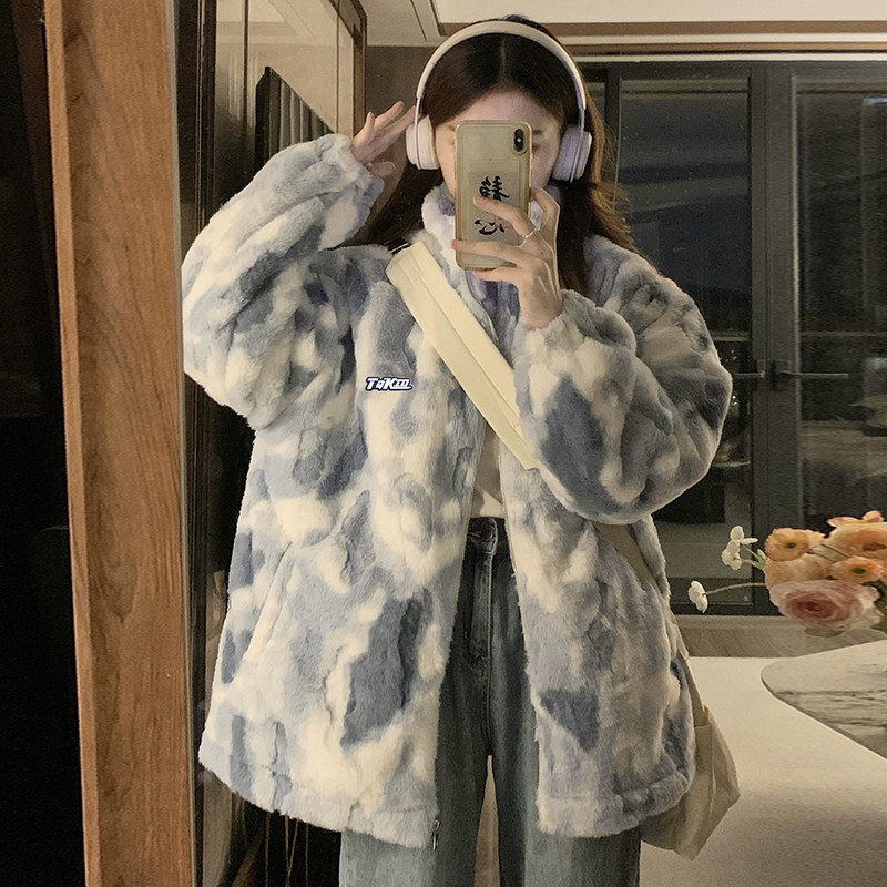 Geacă căptușită cu fleece, țesătură tricotată din poliester, sezonul 2025 iarnă, mâneci normale, cod produs A0584