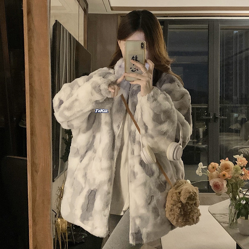 Geacă căptușită cu fleece, țesătură tricotată din poliester, sezonul 2025 iarnă, mâneci normale, cod produs A0584