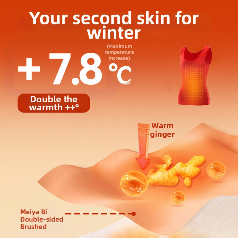 Ženské termo tielko bezšvové, štvorcový golier, dvojité vrstvy, s velúrovou úpravou, antibakteriálne a antistatické, udrží teplo, materiál: akrylové vlákno