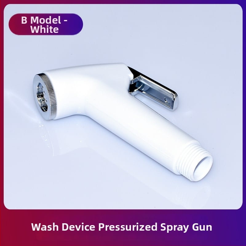 ABS ηλεκτροχρωμιωμένο πιστόλι ψεκασμού για τουαλέτα, φορητός χειροκίνητος μπιντέ, ψεκασμός βροχής, μοντέλο FXQ-001, σπειροειδής εγκατάσταση, έγχυση χύτευσης