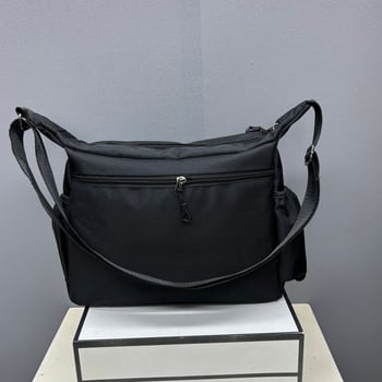 Muška crossbody torba od Oxford platna, gradski jednostavan stil, prozračna podstava od poliestera, jednobojni uzorak, za svakodnevnu upotrebu