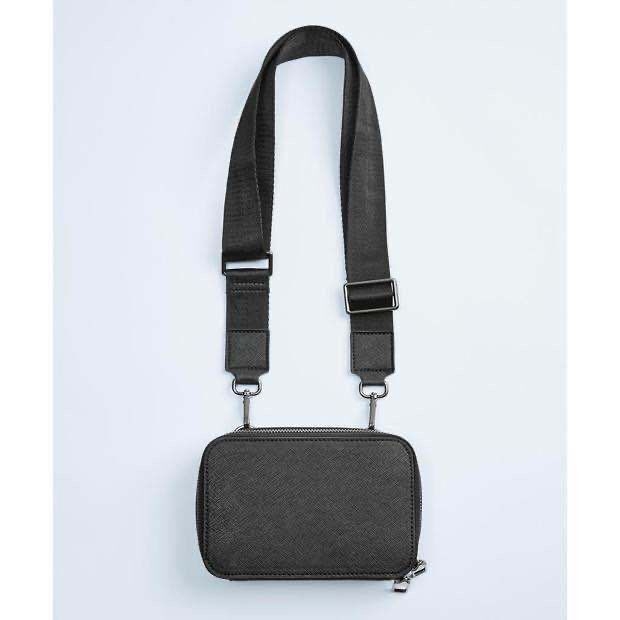 Muška PU crossbody torba, unisex stil, ultralagana, otporna na habanje, odjeljak za suho i mokro