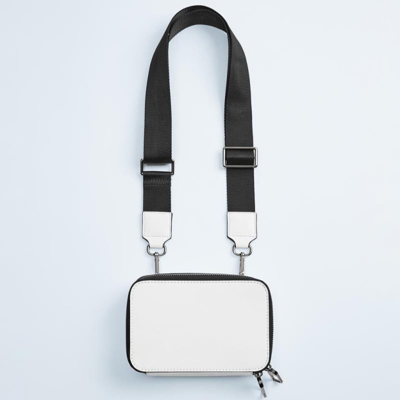Muška PU crossbody torba, unisex stil, ultralagana, otporna na habanje, odjeljak za suho i mokro