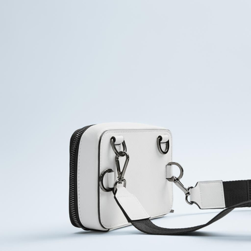 Muška PU crossbody torba, unisex stil, ultralagana, otporna na habanje, odjeljak za suho i mokro