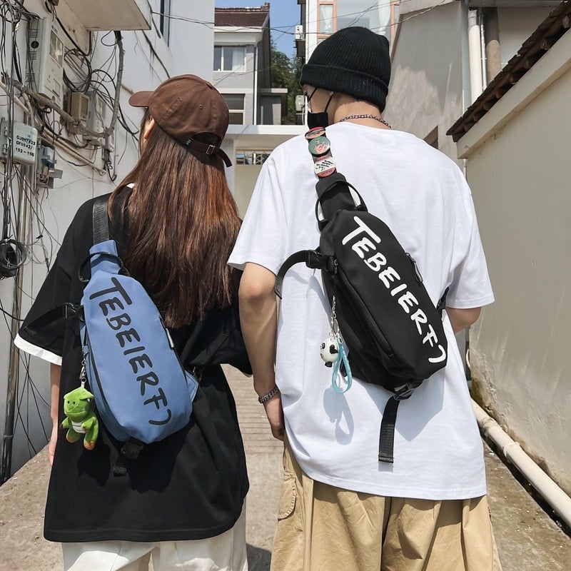Belfort muška crossbody torba, Oxford tkanina, prozračna, vodootporna, ultra lagana, proširiva, odgovara 8-inčnom laptopu, Proljeće 2025