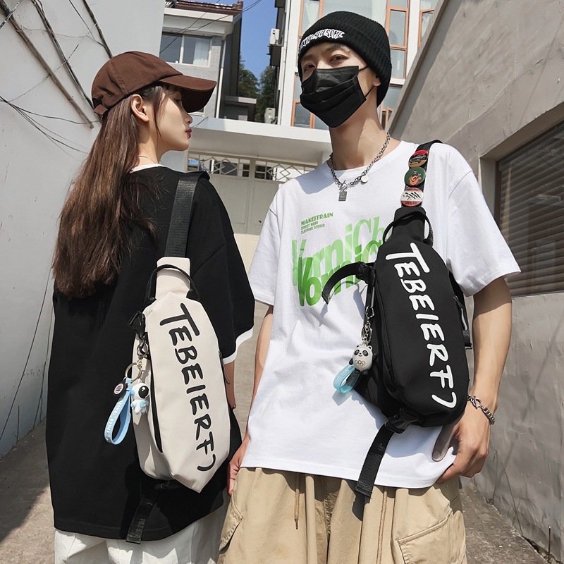 Belfort muška crossbody torba, Oxford tkanina, prozračna, vodootporna, ultra lagana, proširiva, odgovara 8-inčnom laptopu, Proljeće 2025