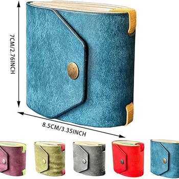 The Cash Wrap Wallet – sintetička koža, baršunasta tekstura, 1 preklop, europsko-američki retro stil, PU podstava