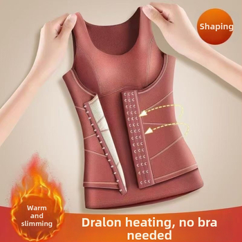 Vesta caldă din fleece dublu pe ambele fețe, cu cupe integrate pentru bust, pulover, model de conturare a corpului, 80–90% poliester