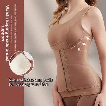 Vesta caldă din fleece dublu pe ambele fețe, cu cupe integrate pentru bust, pulover, model de conturare a corpului, 80–90% poliester