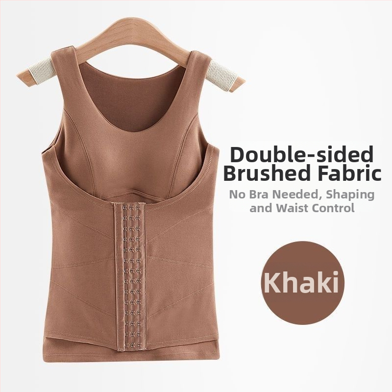 Vesta caldă din fleece dublu pe ambele fețe, cu cupe integrate pentru bust, pulover, model de conturare a corpului, 80–90% poliester