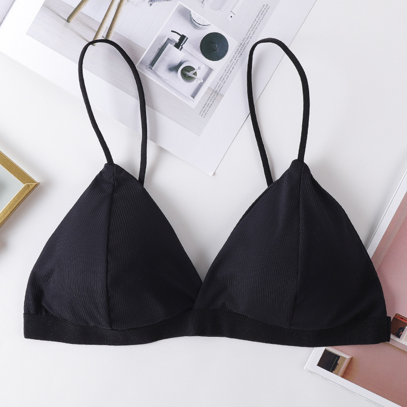 Top bez naramenica s trokutastim čašicama, polučasica, tan oblik, Nylon 85%