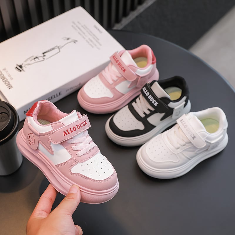 Dječje tenisice s prozračnim mrežastim gornjim dijelom, lagane, protivklizna ravna potplat, Velcro kopčanje, unisex.
