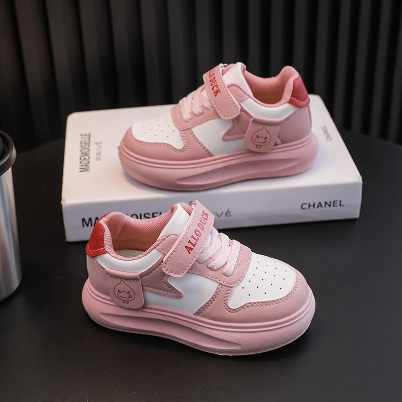 Dječje tenisice s prozračnim mrežastim gornjim dijelom, lagane, protivklizna ravna potplat, Velcro kopčanje, unisex.
