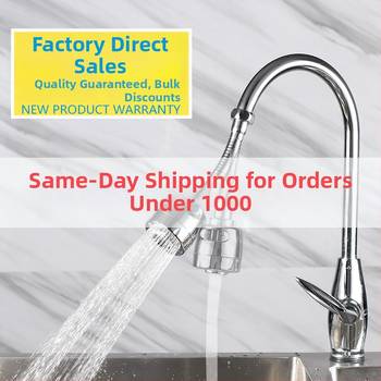 DX001 Predlžovač kuchynskej batérie s hlavou proti striekaniu, nerezová oceľ, elektroplating, jednorukové ovládanie, aerátor vody