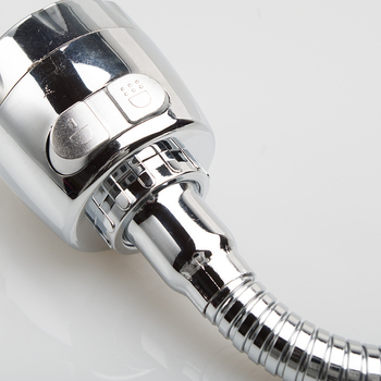 DX001 Predlžovač kuchynskej batérie s hlavou proti striekaniu, nerezová oceľ, elektroplating, jednorukové ovládanie, aerátor vody