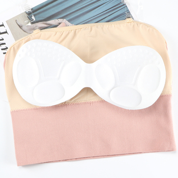 Najlonski strapless top za oblikovanje grudi, bez šavova, jedinstven dizajn, s uklonjivim nevidljivim trakama za lijep leđa