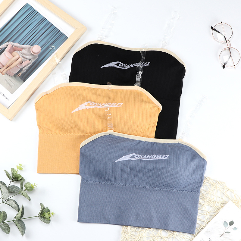 Najlonski strapless top za oblikovanje grudi, bez šavova, jedinstven dizajn, s uklonjivim nevidljivim trakama za lijep leđa