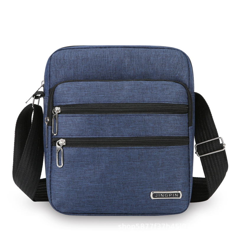 Muška crossbody torba, Oxford tkanina, proširiva, casual putnički stil