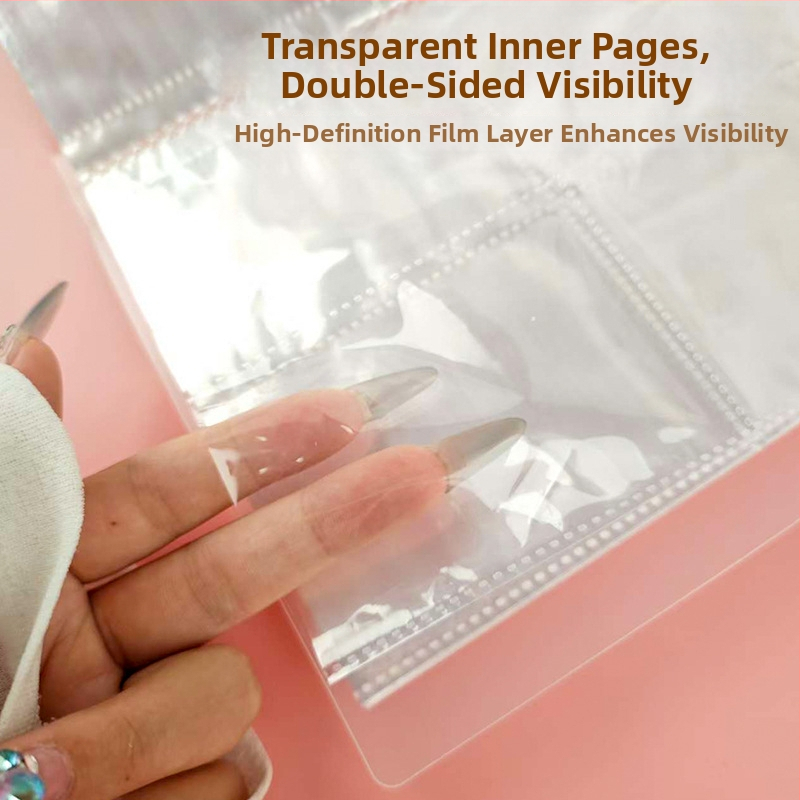 Priehľadná knižka na pohľadnice a informačný zošit so skladovacou taškou