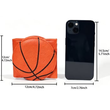 Muški novčanik s RFID zaštitom, PU koža, basket dizajn, podstava od sintetičke kože, proljeće 2024