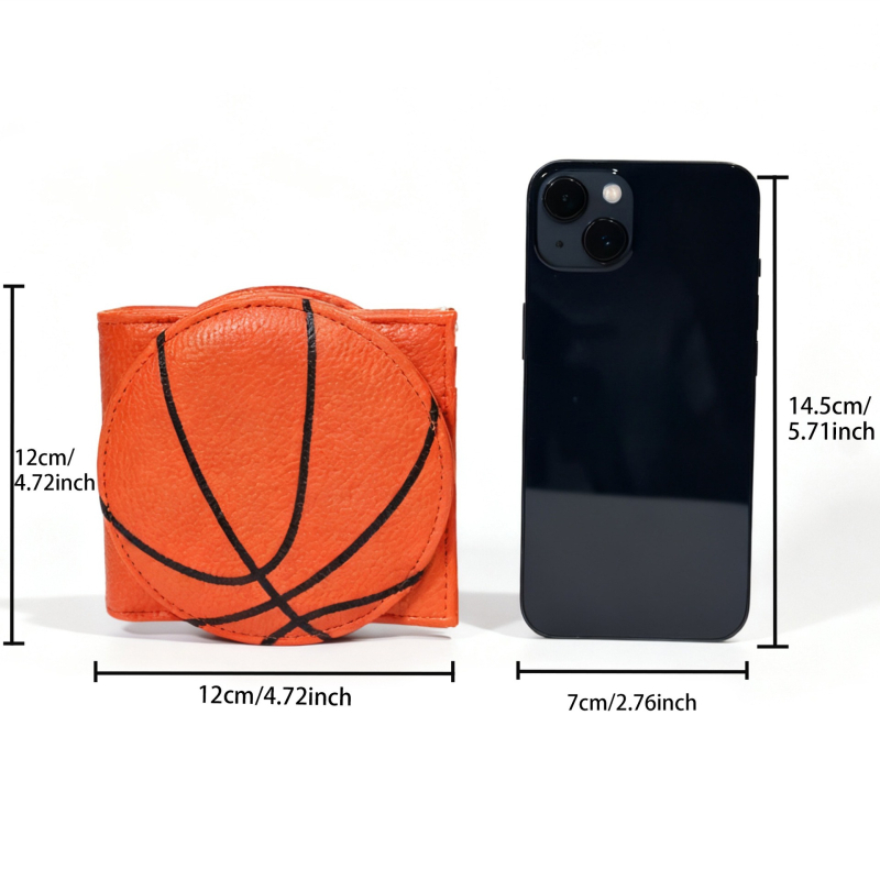 Muški novčanik s RFID zaštitom, PU koža, basket dizajn, podstava od sintetičke kože, proljeće 2024