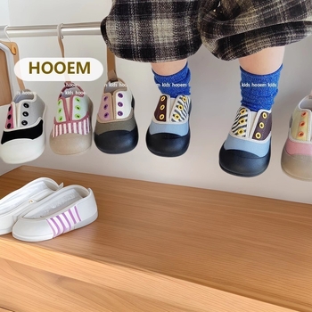 Gyerekeknek készült vászon Slip-On cipő elasztikus pánttal, alacsony bokarész, gumitalp, színblokkal mintázott dizájn, koreai stílus, tavasz 2025