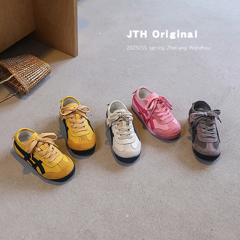 Gyerekeknek Velcro-záras, vékony talpú sportcipő, alacsony felső rész, légáteresztő mesh belső, uniszex