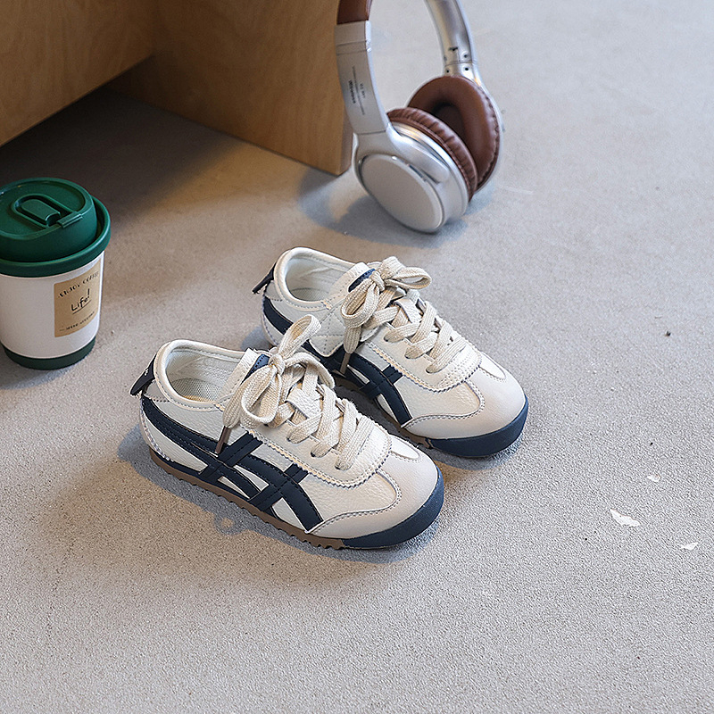 Gyerekeknek Velcro-záras, vékony talpú sportcipő, alacsony felső rész, légáteresztő mesh belső, uniszex