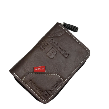 PU bőr akordeon kártyatartó – nagy kapacitás, több kártyahely, uniszex, betűs minta