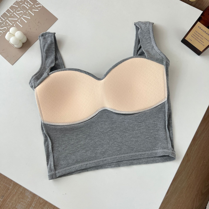 Ženski camisole, puna šalica, srednji oblik košarice, 70–80% pamuk, duljina struka