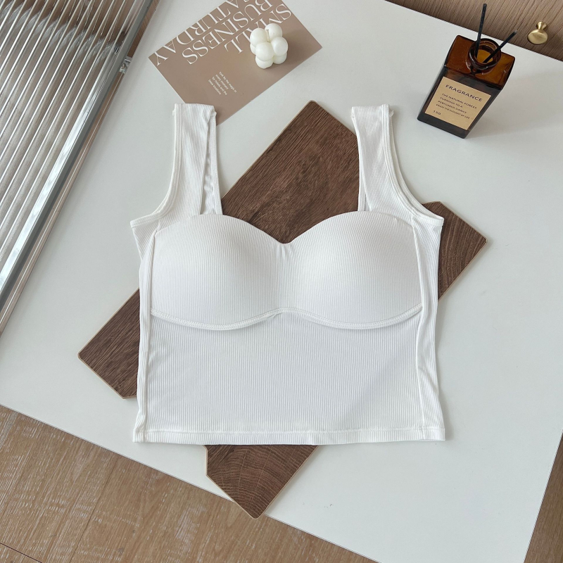 Ženski camisole, puna šalica, srednji oblik košarice, 70–80% pamuk, duljina struka
