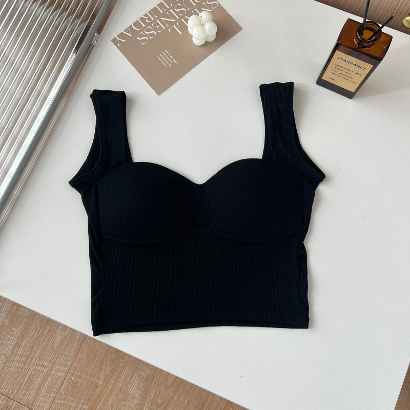 Ženski camisole, puna šalica, srednji oblik košarice, 70–80% pamuk, duljina struka