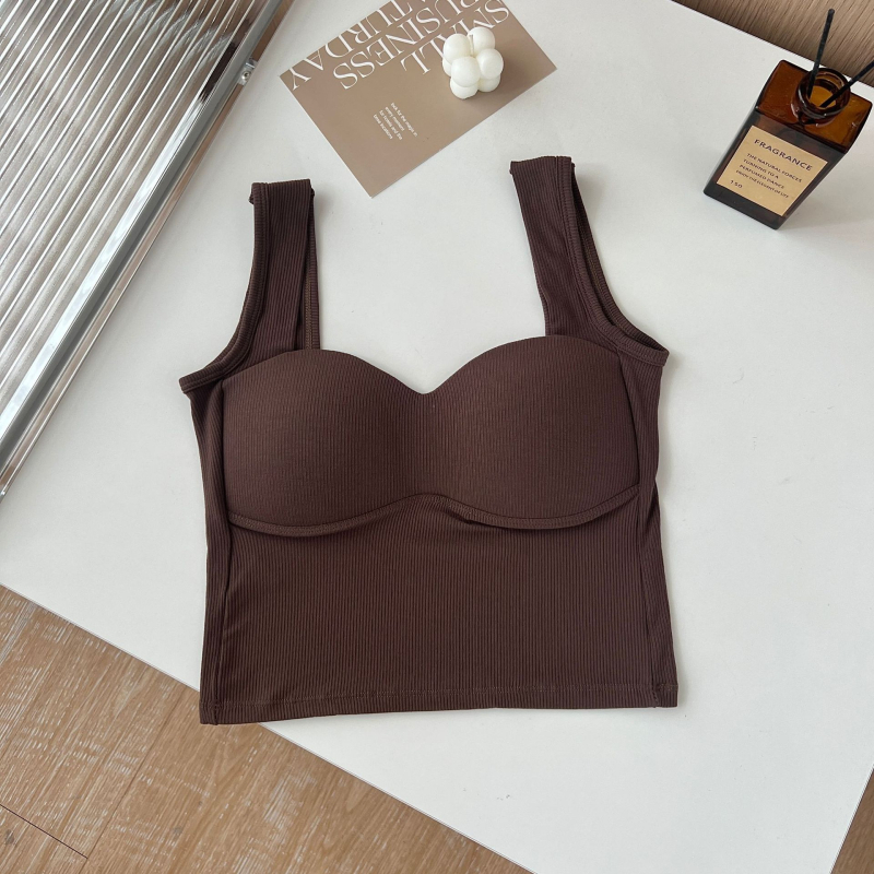 Ženski camisole, puna šalica, srednji oblik košarice, 70–80% pamuk, duljina struka