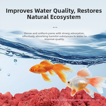 Substrat din piatră vulcanică pentru acvariu și peisagistică – granule de piatră pentru amestecul de sol și filtrare