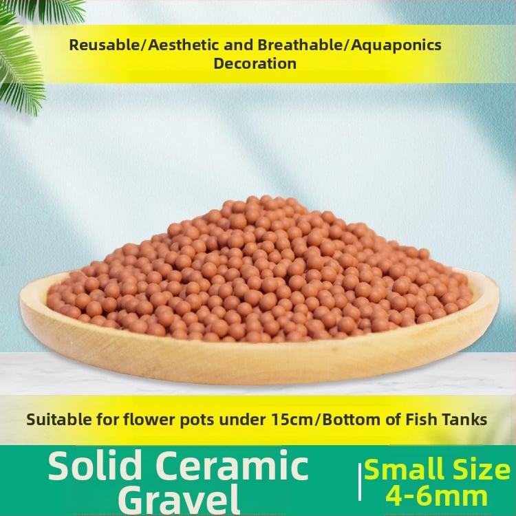 Substrat din piatră vulcanică pentru acvariu și peisagistică – granule de piatră pentru amestecul de sol și filtrare