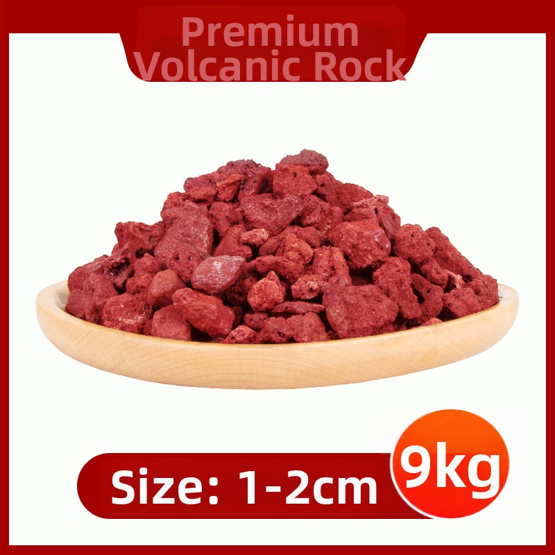 Substrat din piatră vulcanică pentru acvariu și peisagistică – granule de piatră pentru amestecul de sol și filtrare