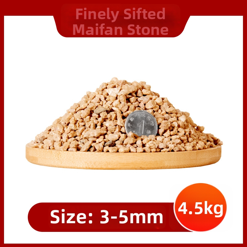 Substrat din piatră vulcanică pentru acvariu și peisagistică – granule de piatră pentru amestecul de sol și filtrare