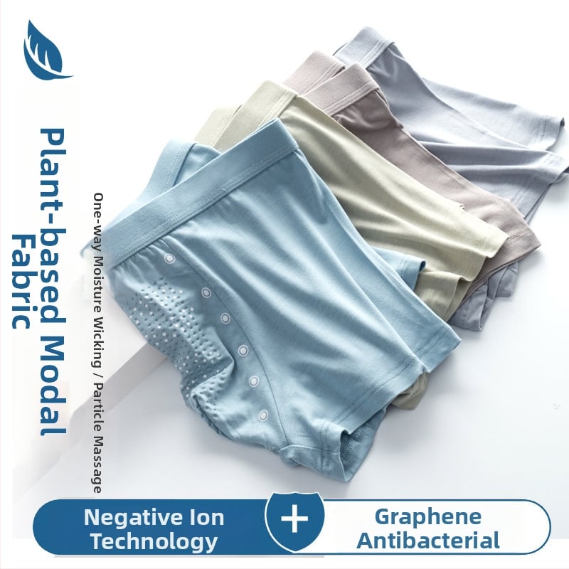 Férfi MODAL boxeralsó – varrat nélküli, antibakteriális, középmagas derekú, MODAL bélés