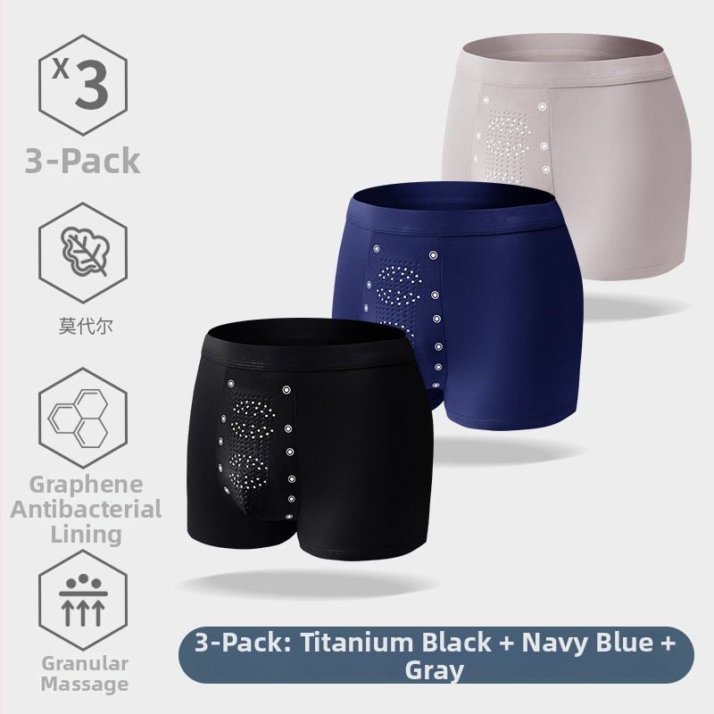 Férfi MODAL boxeralsó – varrat nélküli, antibakteriális, középmagas derekú, MODAL bélés